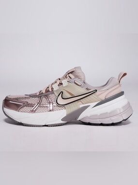 Nike V2K Run Women's Shoes with Reflective Accents, Particle Beige, Sz 9
